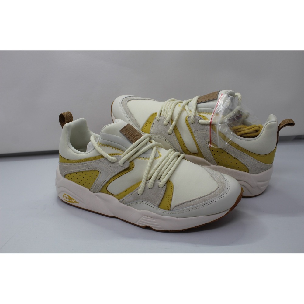 Puma Blaze of Glory Soft Whisper White Sand Dune Sneakers 360101 02 Mens 13